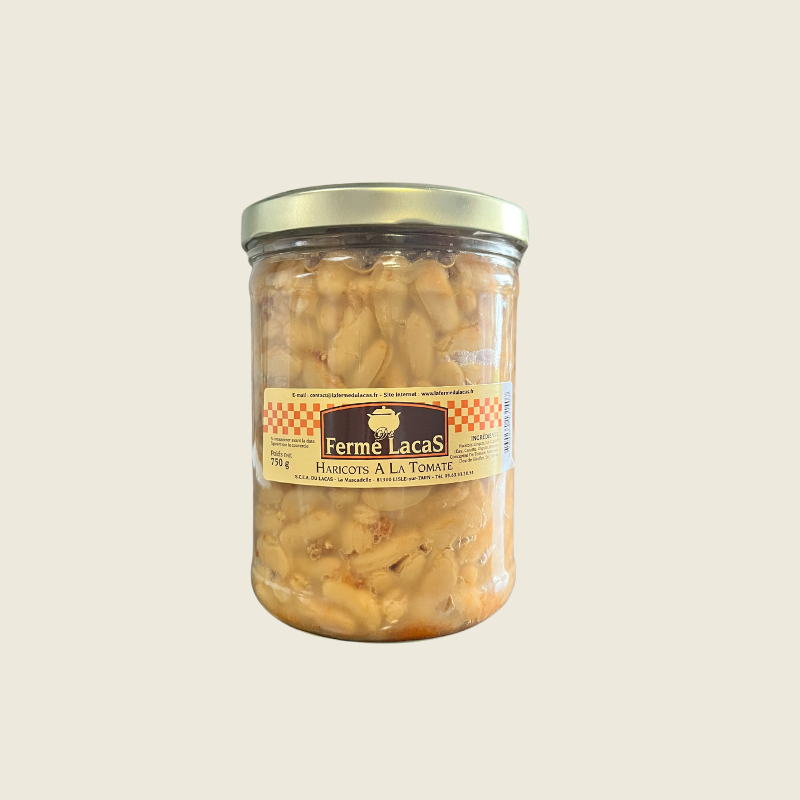 Haricots à la tomate - 750g