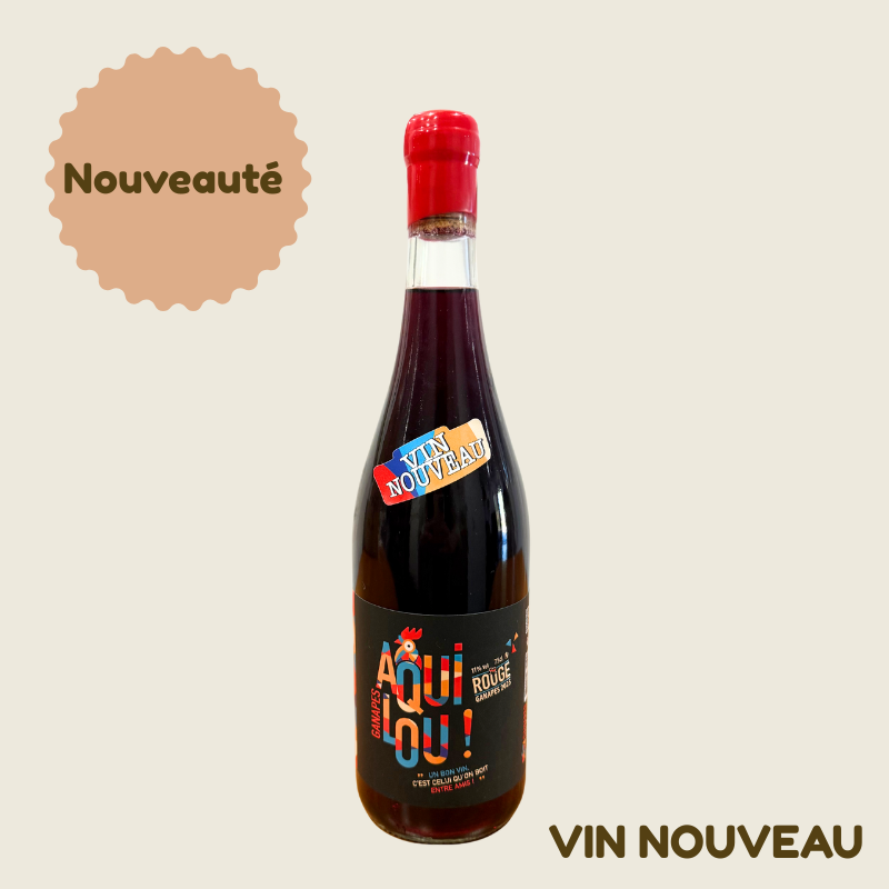 Vin Rouge AQUI LOU - 75cl