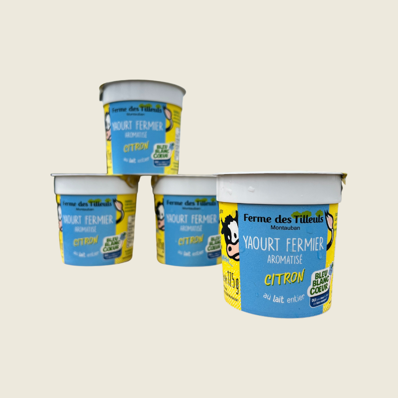 Yaourts X4 - Citron