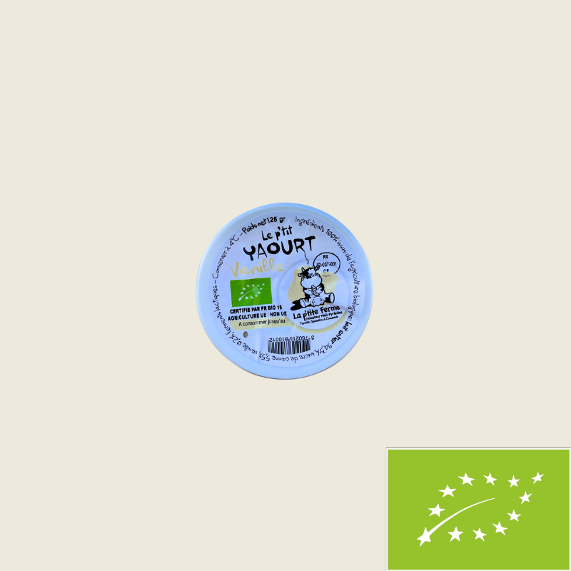 Yaourt BIO - Vanille