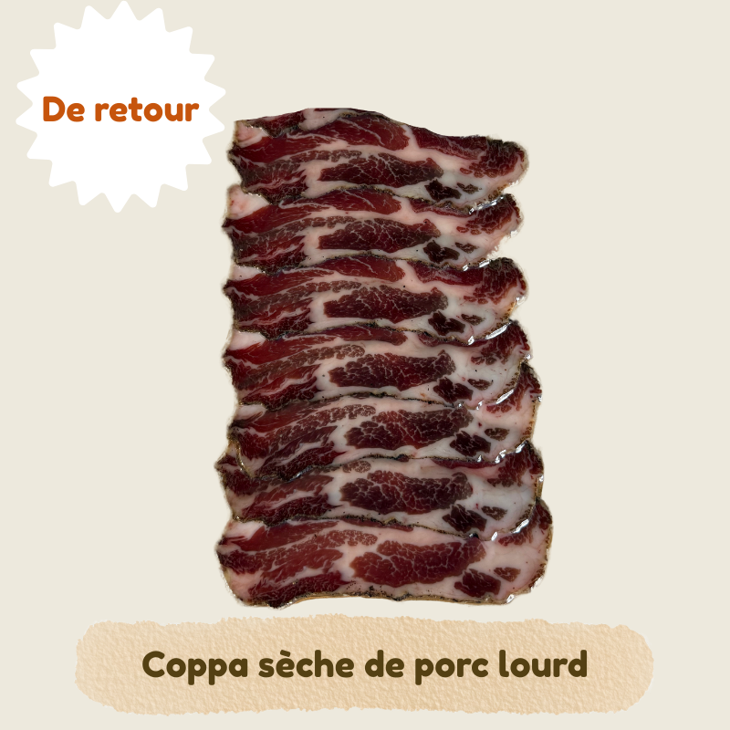 Coppa sèche - 6/8 tranches - DLC 03/11