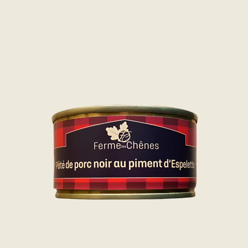 Pâté de porc noir au piment d'Espelette - 130g