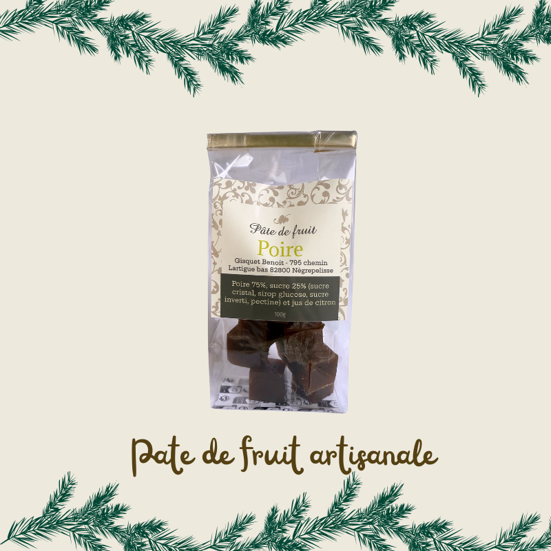 Pâtes de fruits - Poire