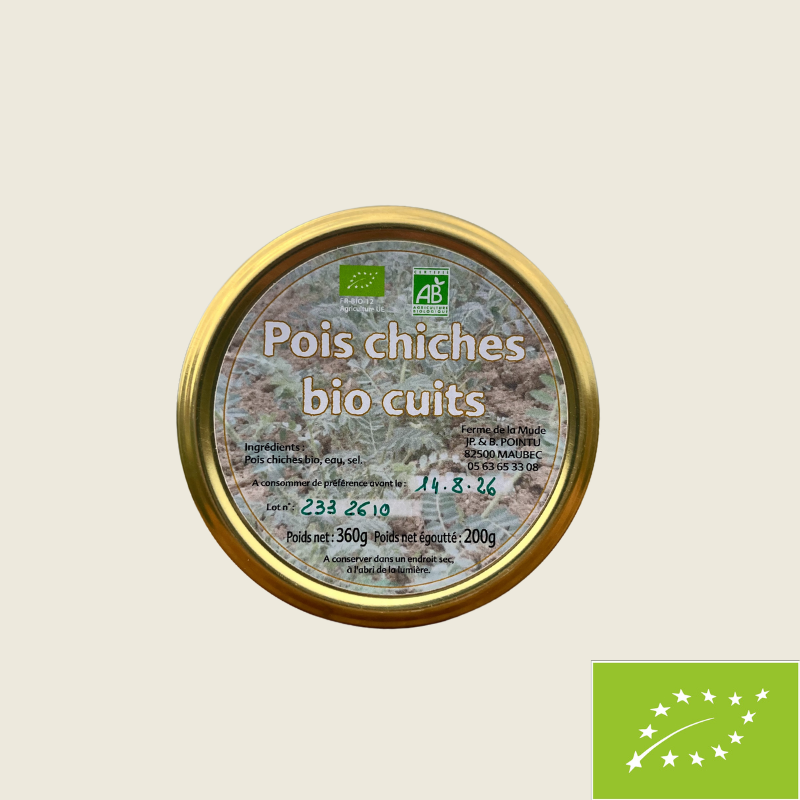 Pois chiches cuits - 360g