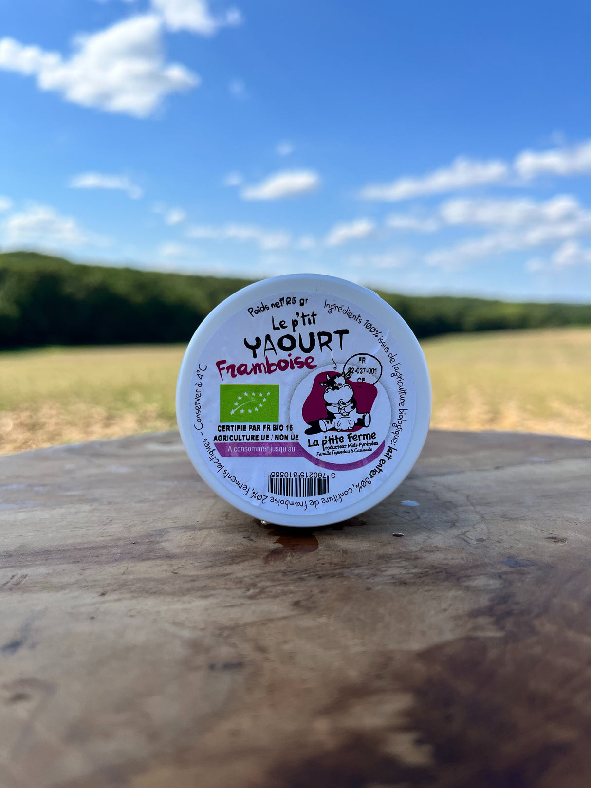 Yaourt BIO coulis - Framboise