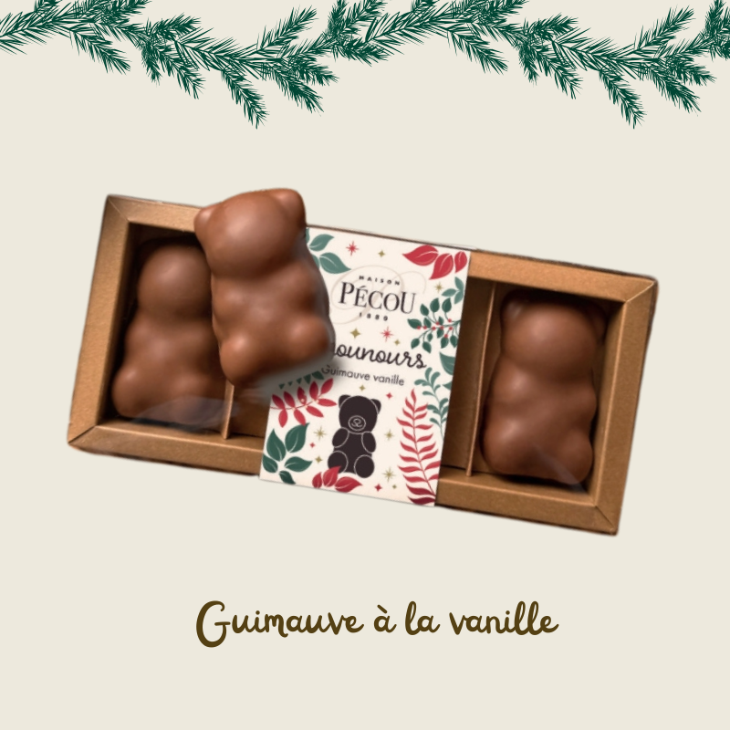 Nounours guimauve - Chocolat au lait