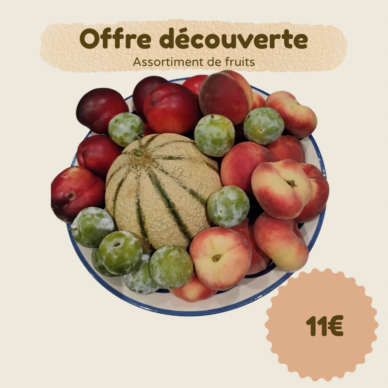 Offre découverte - Assortiment de fruits