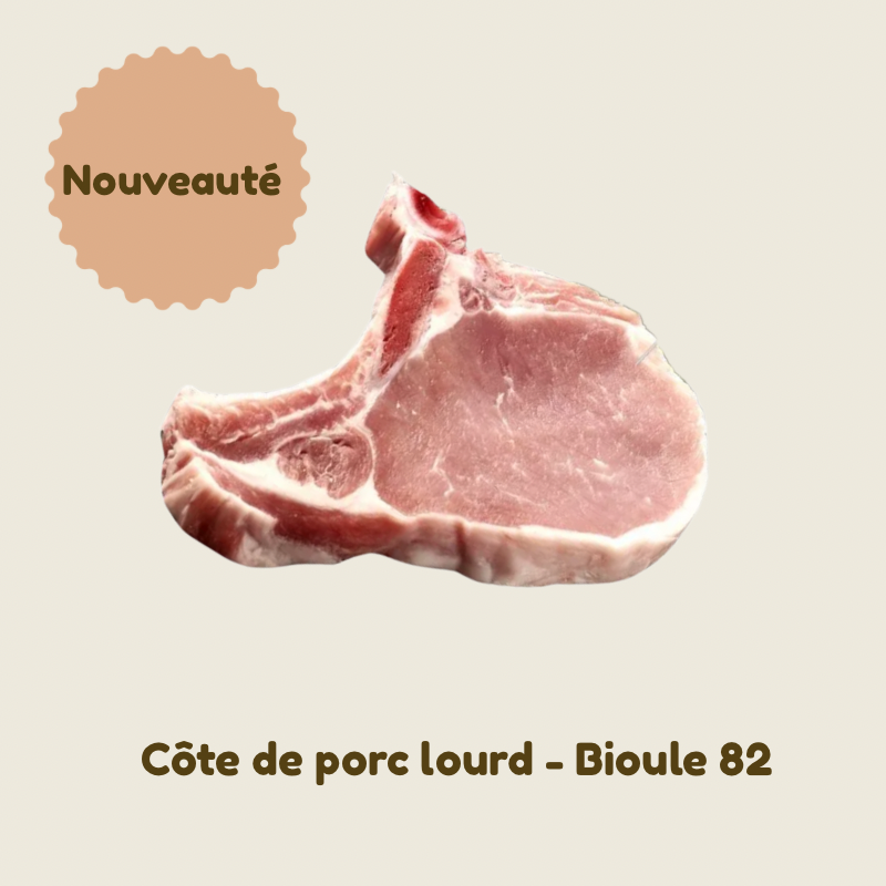Côte de porc échine