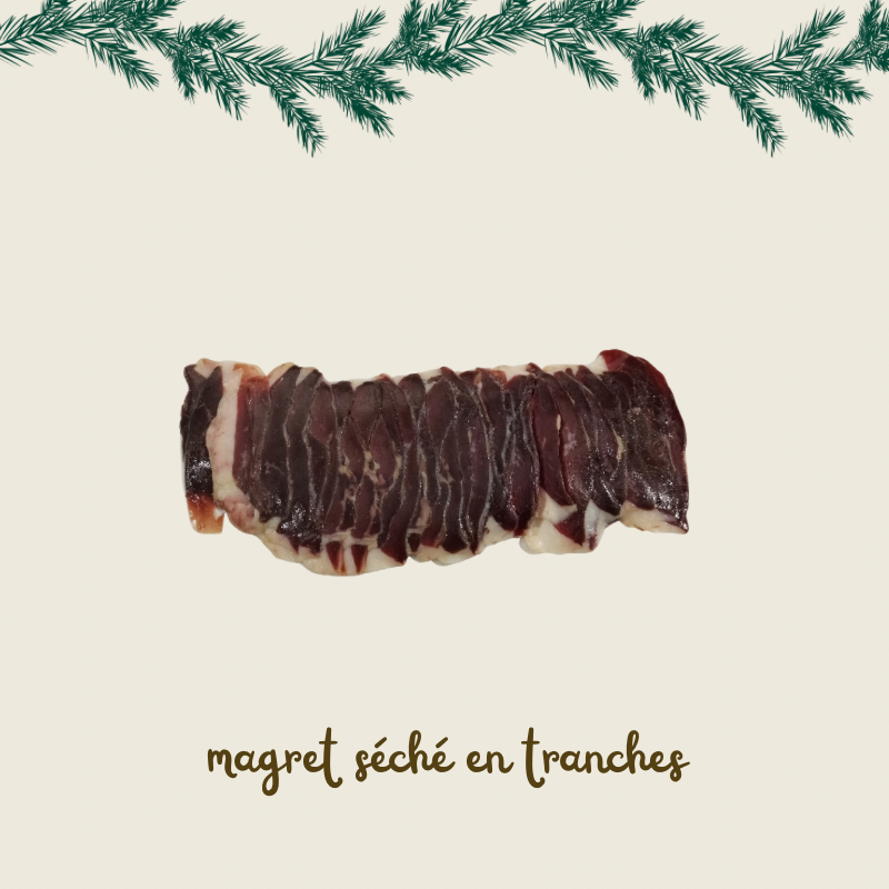 Magret séché tranché -