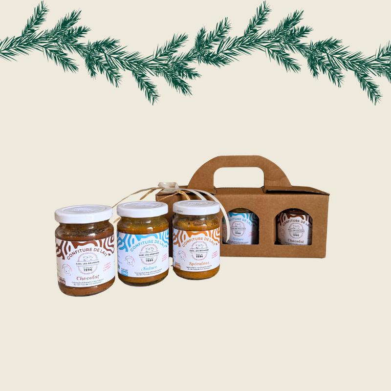 Trio confitures de lait