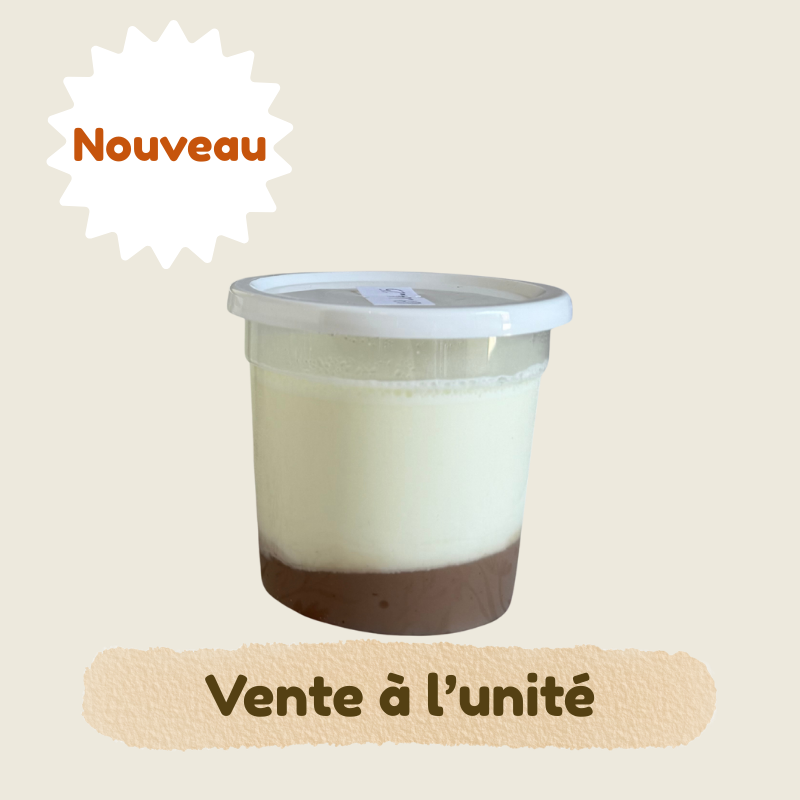 Yaourts de Brebis - Coulis châtaigne